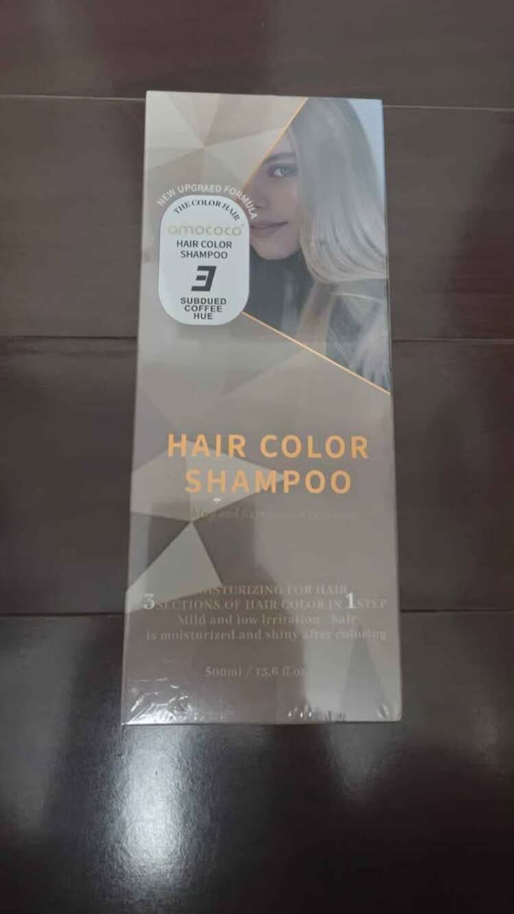 Amococo Hair Color Shampoo - Subdued Coffee Hue 500ml